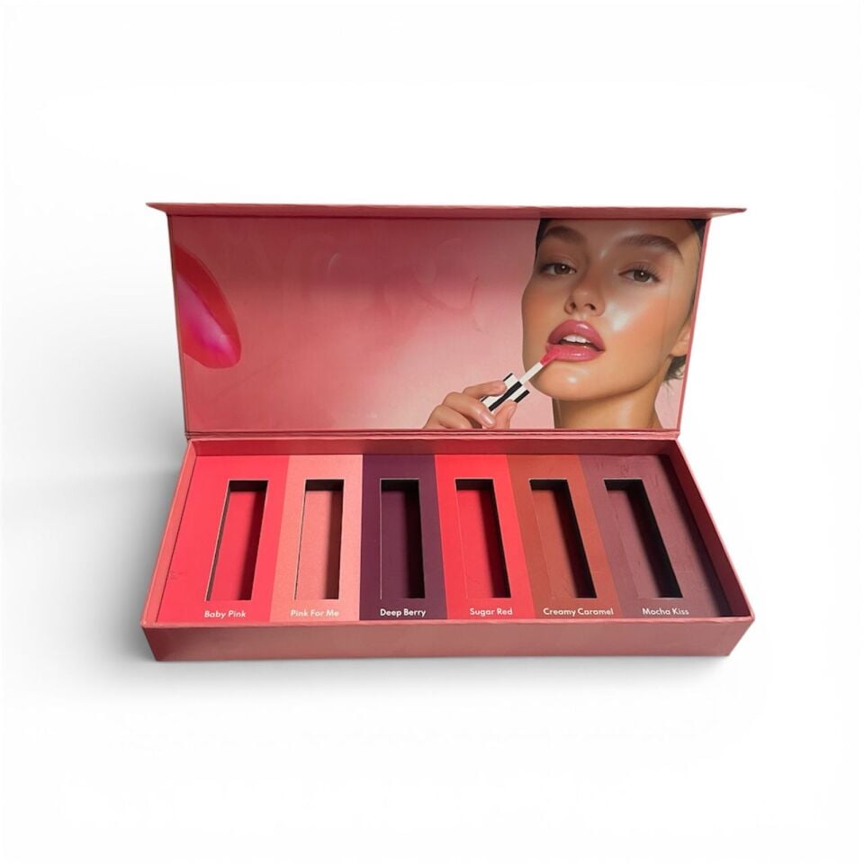 Mukavva Taslamalı Mıknatıslı Kutu