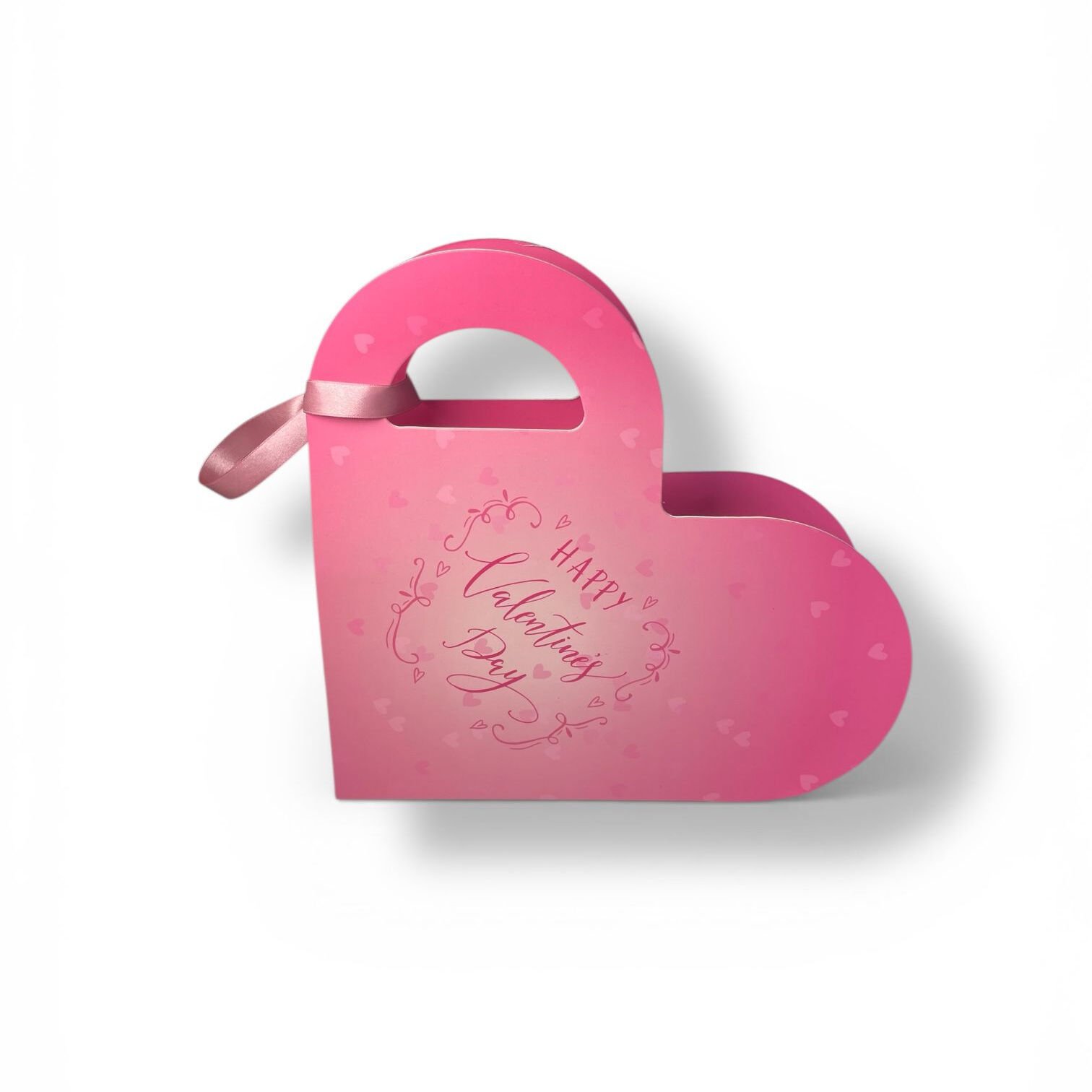 Kalp Şeklinde Mukavva Çanta Kutu