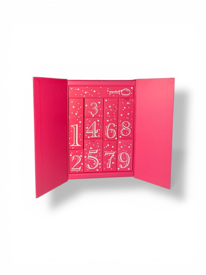 Yılbaşı Advent Calendar Kutusu – Sürpriz Boş Hediye Kutusu