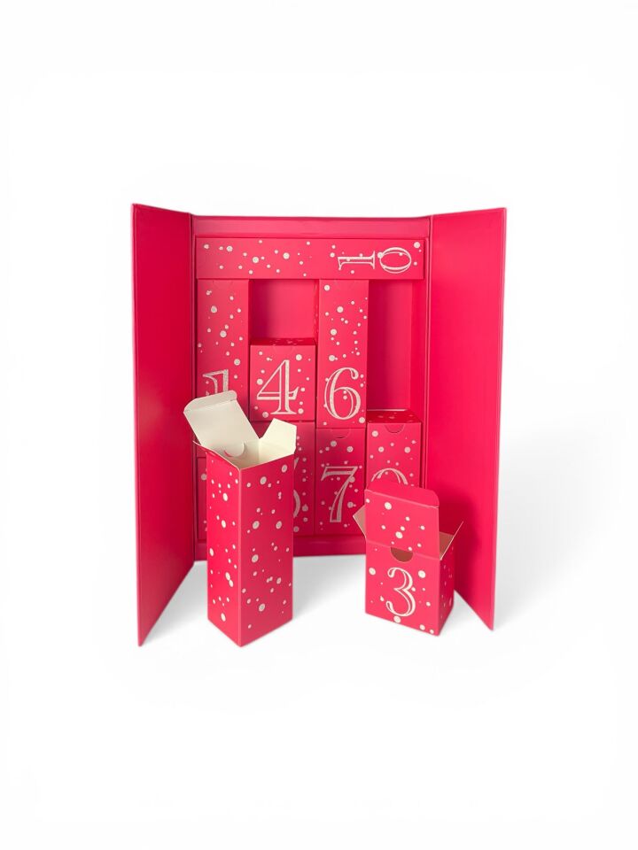 Yılbaşı Advent Calendar Kutusu – Sürpriz Boş Hediye Kutusu