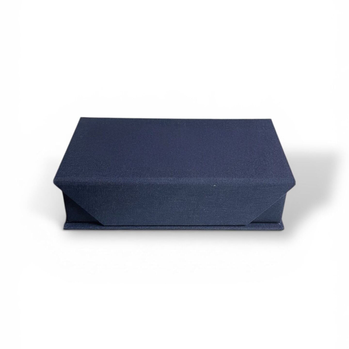 Cilt Bezli Taslama Mukavva Kutu | Lüks Hediye Kutusu - 16x8x4 cm