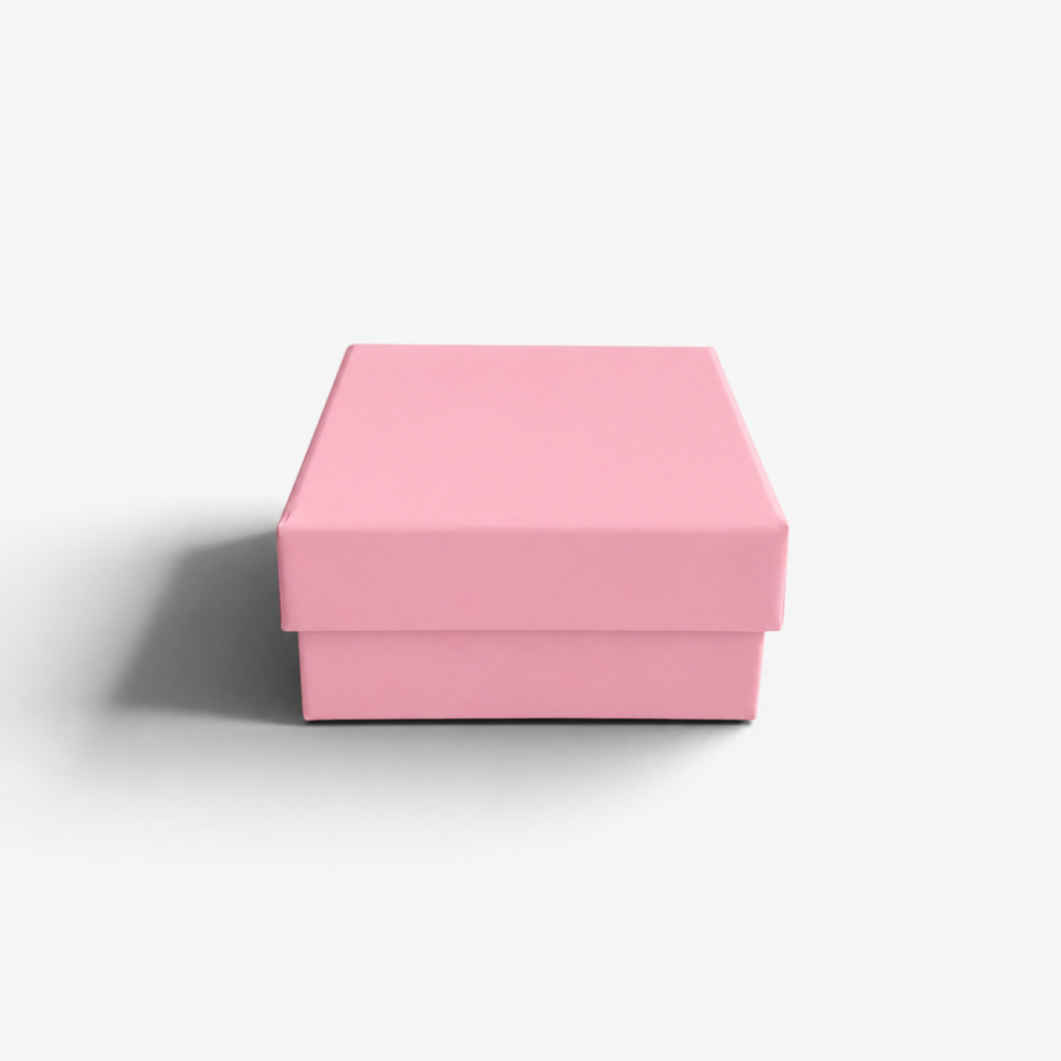 Küçük Boy Kapaklı Mukavva Kutu | Mini Hediye Kutusu - 10 x 10 x 5 cm