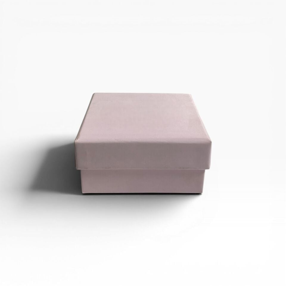 Küçük Boy Kapaklı Mukavva Kutu | Mini Hediye Kutusu - 10 x 10 x 5 cm