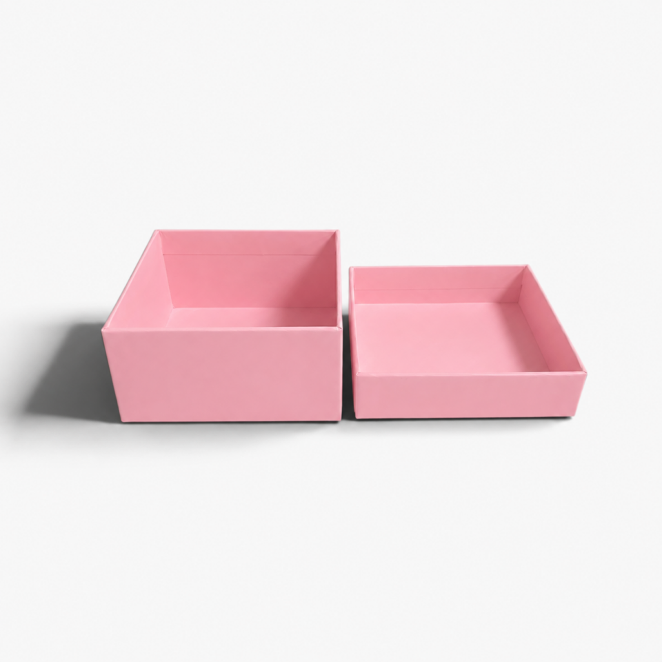 Küçük Boy Kapaklı Mukavva Kutu | Mini Hediye Kutusu - 10 x 10 x 5 cm