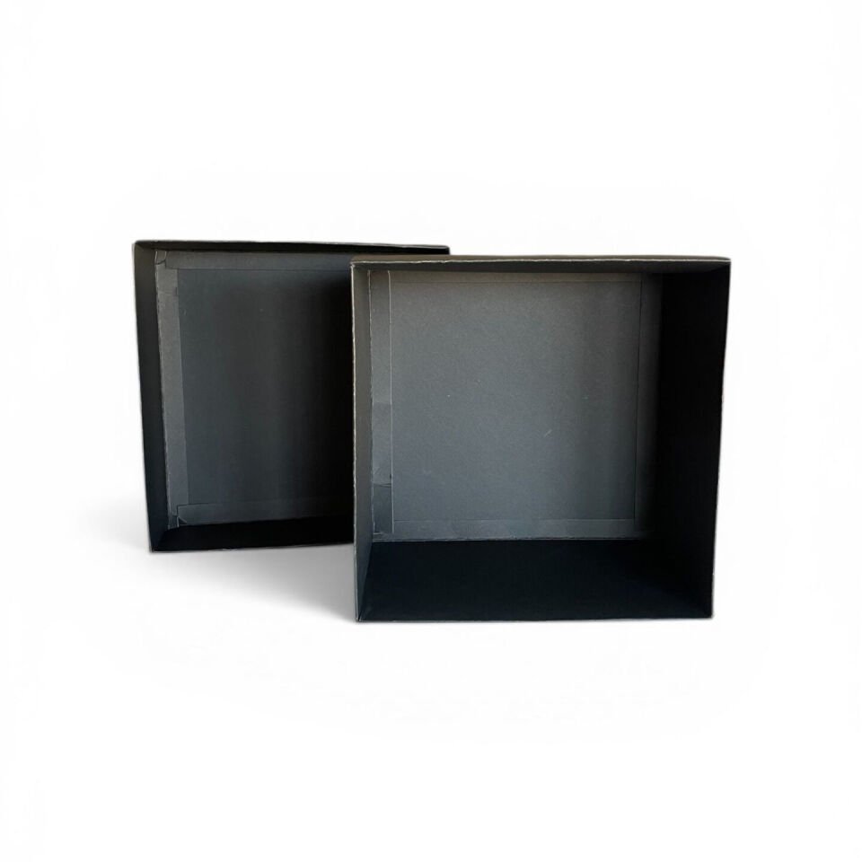 Büyük Boy Kapaklı Bristol Çok Amaçlı Kutu 21 X 21 X 12 cm