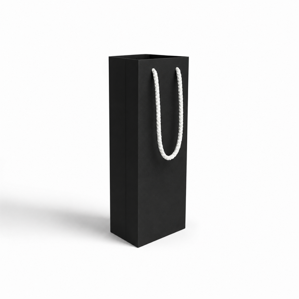 Karton Çanta - 7 x 24 x 5 cm SİYAH