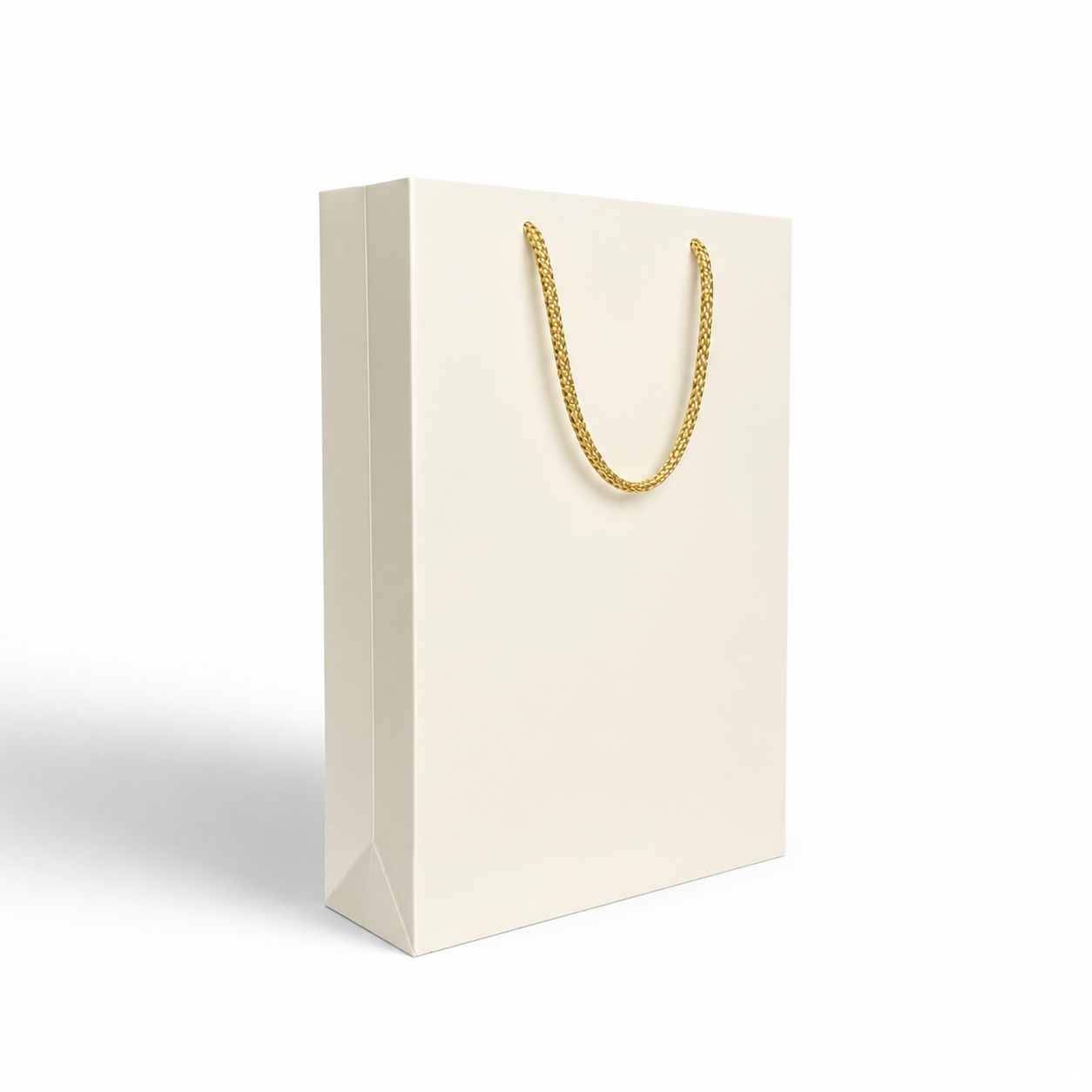 Karton Çanta - 21 x 35 x 11 cm KREM