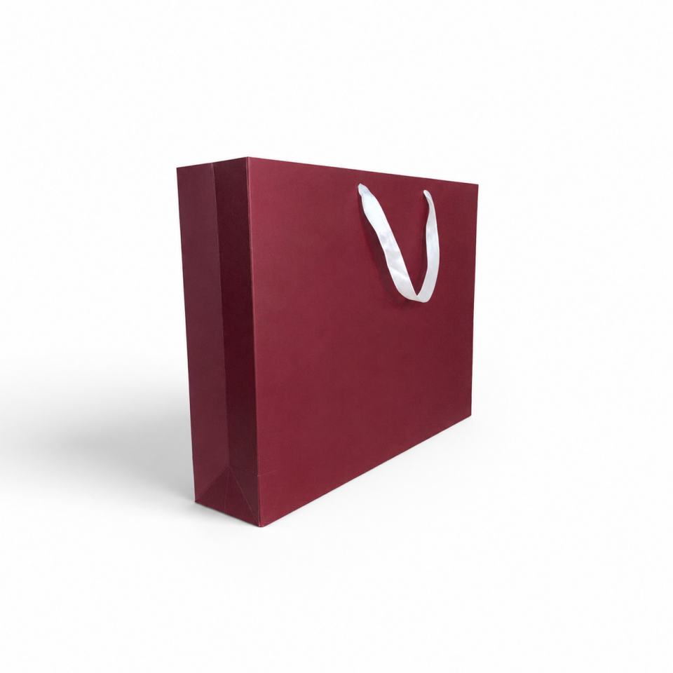 Karton Çanta - 45 x 35 x 10 cm BORDO