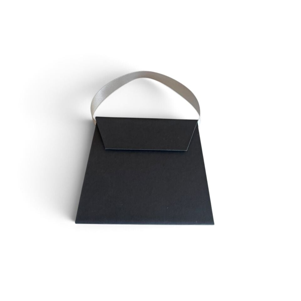 Çanta Model Şekilli Büyük Takı Kutusu - 12 x 12 x 3,5 cm